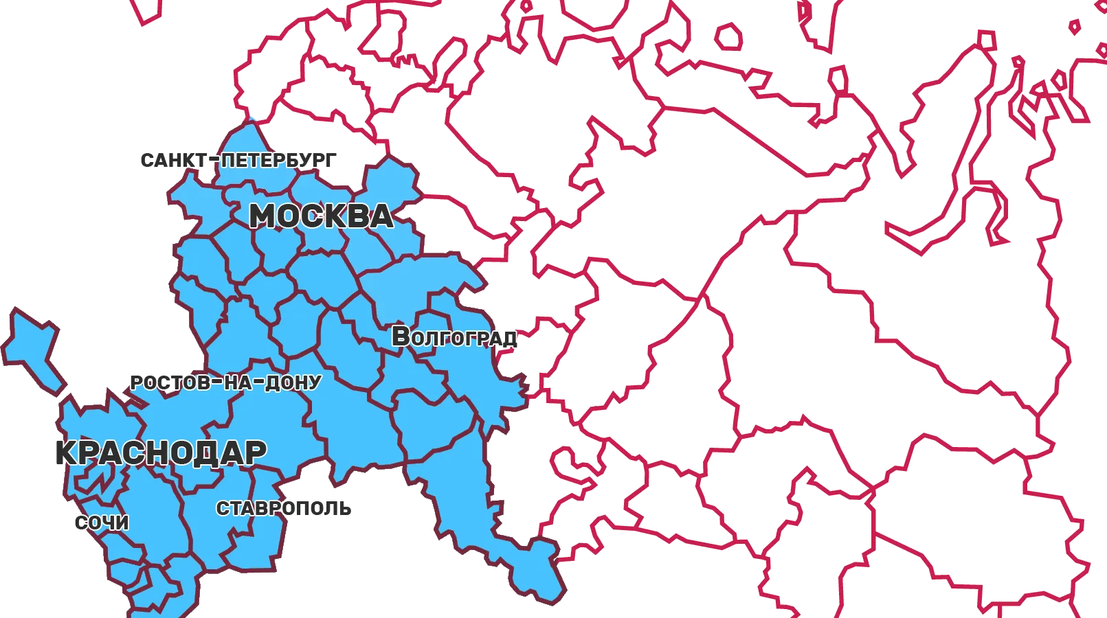 Карта в Абинске